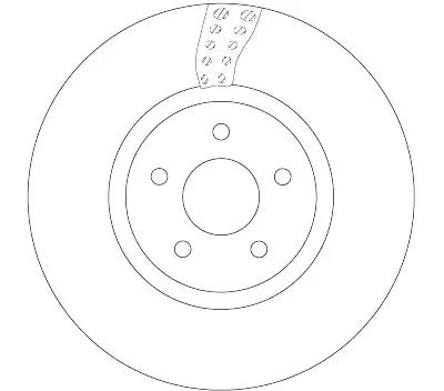 Juego de discos de freno TRW DF6662S TRW DF6662S Moderno